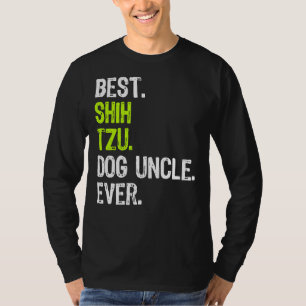 Camiseta Melhor Tio de Cachorro Shih Tzu Nunca