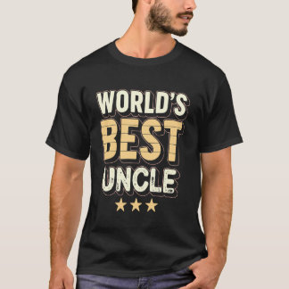 Camiseta Melhor Tio do Mundo 2019 Retro Vintage Grunge Dive
