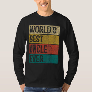 Camiseta Melhor Tio do Mundo Ever Vintage Pai Dia dos Pais