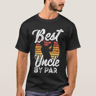 Camiseta Melhor Tio Engraçado Par Golf Lover Golfing