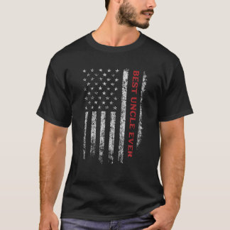 Camiseta Melhor Tio Ever Thin Red Line Bombeiro Americano