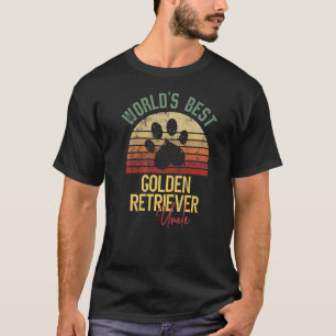 Camiseta Melhor Tio Golden Retriever do Mundo