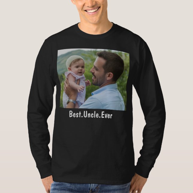 Camiseta Melhor Tio Nunca Personalizado (Frente)