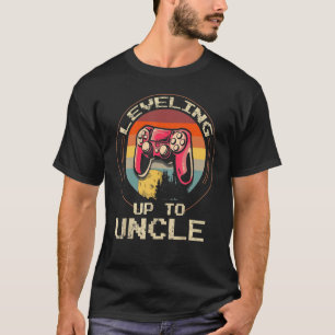 Camiseta Melhor Tio Para Homens Rapidamente Ser Tio Nephew