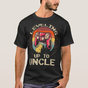 Camiseta Melhor Tio Para Homens Rapidamente Ser Tio Nephew