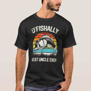 Camiseta Melhor Tio Tio Divertido Pescaria Pescador Fa