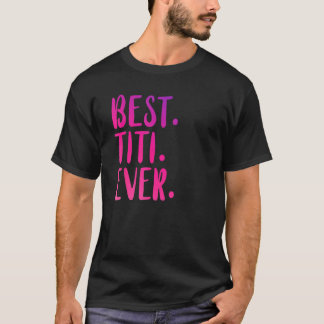 Camiseta Melhor Titi Alguma Vez Que A Tia Deu Ideia Rosa Mu