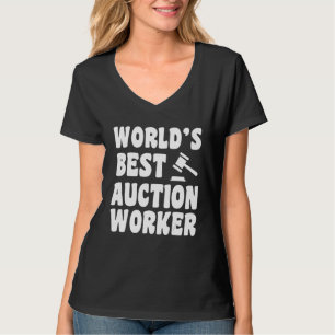 Camiseta Melhor Trabalhador de Leilão do Mundo Título do T
