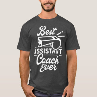 Camiseta Melhor treinador assistente de treinador nunca mai