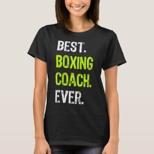 Camiseta Melhor treinador de boxe de sempre