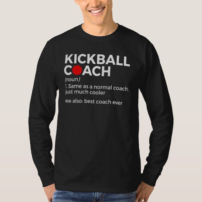 Camiseta Melhor treinador de definição de treinador do Kick (Frente)