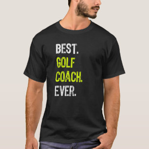 Camiseta Melhor Treinador De Golfe Nunca