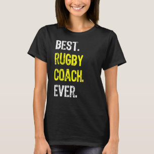Camiseta Melhor Treinador De Rugby Nunca