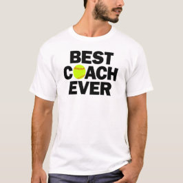Camiseta Melhor treinador de softball de sempre