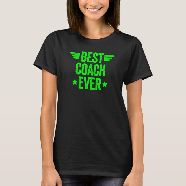 Camiseta Melhor treinador Ever 1 (Frente)