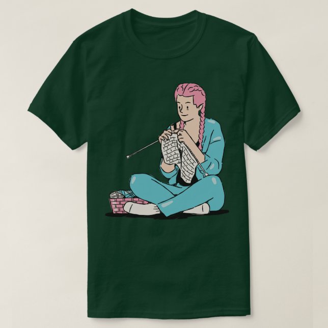 Camiseta Melhor tricô Mãe De 161 (Frente do Design)