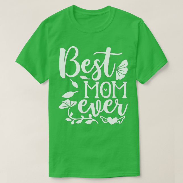 Camiseta Melhor tricô Mãe De 264 (Frente do Design)