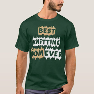 Camiseta Melhor tricô Mãe De 456
