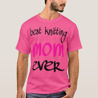 Camiseta melhor tricô mãe de sempre 331