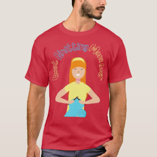 Camiseta Melhor tricô Mãe De Todos Os 9