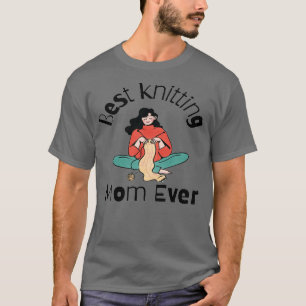 Camiseta Melhor tricô Mãe Ever2