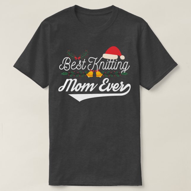 Camiseta Melhor tricô Mamãe Ever80 (Frente do Design)
