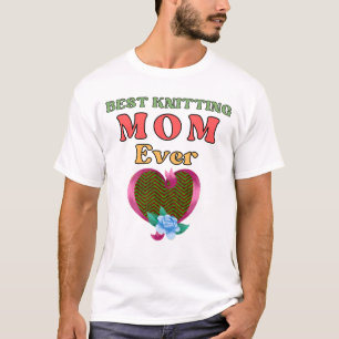 Camiseta Melhor tricô para a mamãe