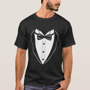 Camiseta Melhor Tux de Casamento Solteirão Noivo