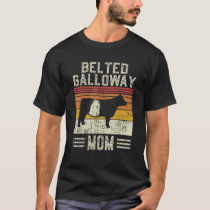 Camiseta Melhor Vaca Mãe Mulheres Vintage Gado Cintado Gall