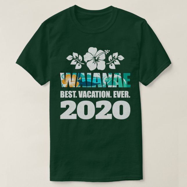 Camiseta Melhor Vacinação De Waianae De Cerca De 2020 (Frente do Design)