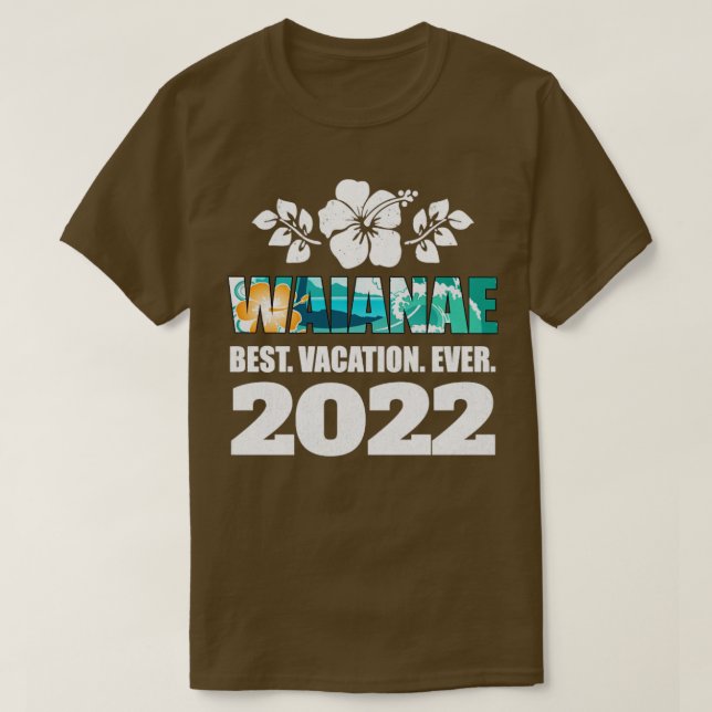 Camiseta Melhor Vacinação De Waianae Em 2022 Souvenir (Frente do Design)