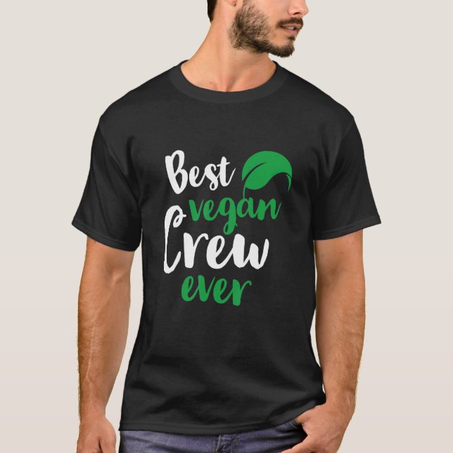 Camiseta Melhor Vegan Crew Vegism Group Outfit Natural Nutr (Frente)