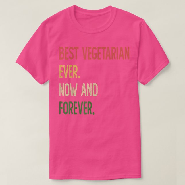 Camiseta Melhor vegetariana de sempre (Frente do Design)