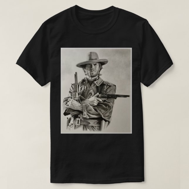 Camiseta Melhor Venda Ilustração Ator 80s Estilo Bom (Frente do Design)