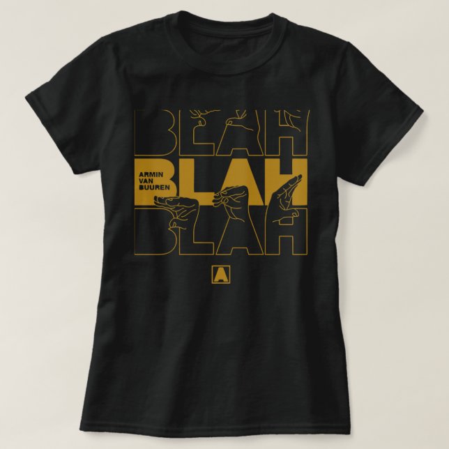 Camiseta Melhor    VendaArmin van    BuurenBlah Blah M (Frente do Design)