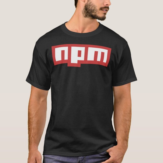 Camiseta MELHOR VENDEDOR - Logotipo NPM Merchandise Essenti (Frente)