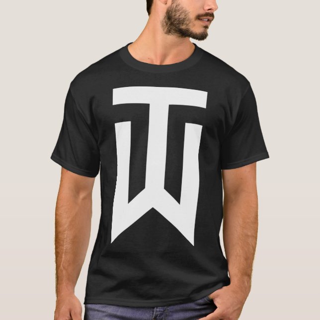 Camiseta Melhor Vendedor - Logotipo Tiger Woods Merchandise (Frente)