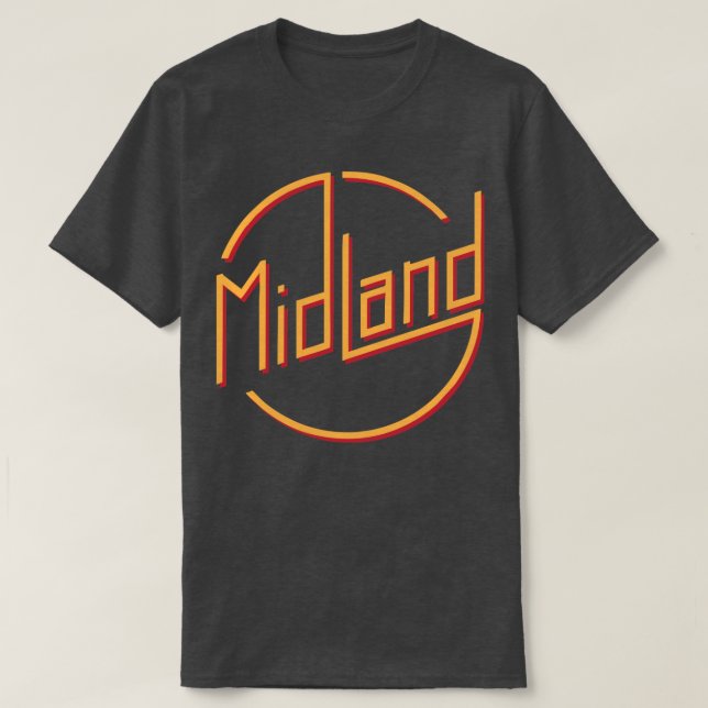 Camiseta MELHOR VENDEDOR música de midland Merchandise (Frente do Design)