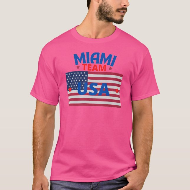 Camiseta Melhor Vendedor Original da Equipe Miami EUA Cláss (Frente)