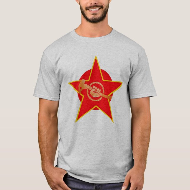 Camiseta Melhor vermelho do que o morto (Frente)