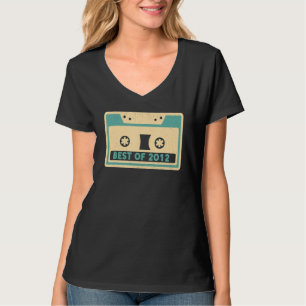 Camiseta Melhor Versão De 2012 Do Cassette Tape Player Vint