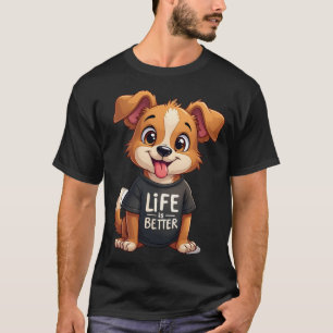 Camiseta Melhor vida com Tanque Anglo-Franais de Petite Vne