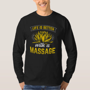 Camiseta Melhor Vida com Terapêutica De Massagem