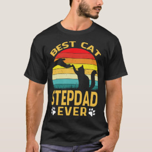Camiseta Melhor Vintagem de STEPDAD de Cat Alguma Vez