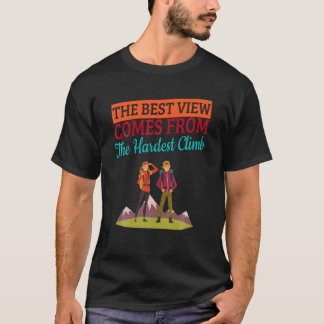 Camiseta Melhor Visão Da Escala Mais Difícil De Caminhar En