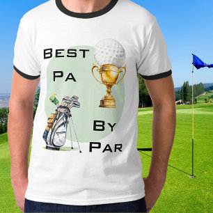 Camiseta Melhor Vô Pelo Par Golfe Pai Dia dos Pais Temático