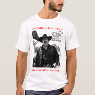 Camiseta Melhor voto do judeu para Kinky!