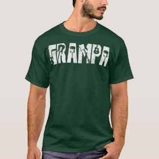 Camiseta Melhor Vovô Afastado Sobre Violão Guitarrista