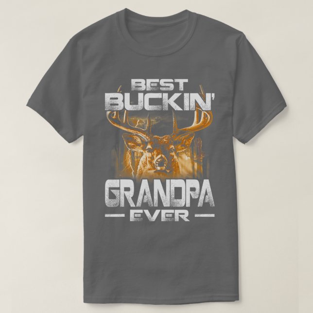 Camiseta Melhor Vovô De Buckin Caça Gordura De Buckin (Frente do Design)