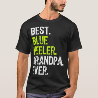 Camiseta Melhor Vovô De Cachorro Azul